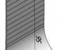 Профиль коннелюрный 95*25*2700 мм мягкий ПВХ для покрытия до 3 мм - МИР ПРОФИЛЯ