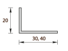 Угол асимметричный 40*20*2700 ММ БЕЛЫЙ ПВХ - МИР ПРОФИЛЯ
