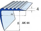 Накладка мягкий ПВХ противоскользящая АК 44, 44*35*2500 мм - МИР ПРОФИЛЯ