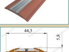 Резиновая полоса с алюминиевой вставкой 44,5*5,8*2700 мм - МИР ПРОФИЛЯ