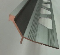 ПОП-Y001 КУБ-профиль для плитки до 10 мм алюминий анодированный СЕРЕБРО МАТОВОЕ - МИР ПРОФИЛЯ