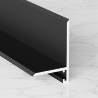 Микроплинтус теневой алюминиевый - МИР ПРОФИЛЯ