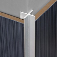 Крестообразный профиль для плитки до 10 или 12 мм алюминий анодированный - МИР ПРОФИЛЯ